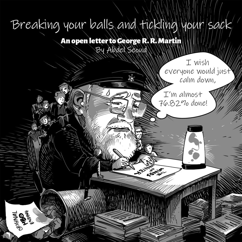 Tickling George Martins sack